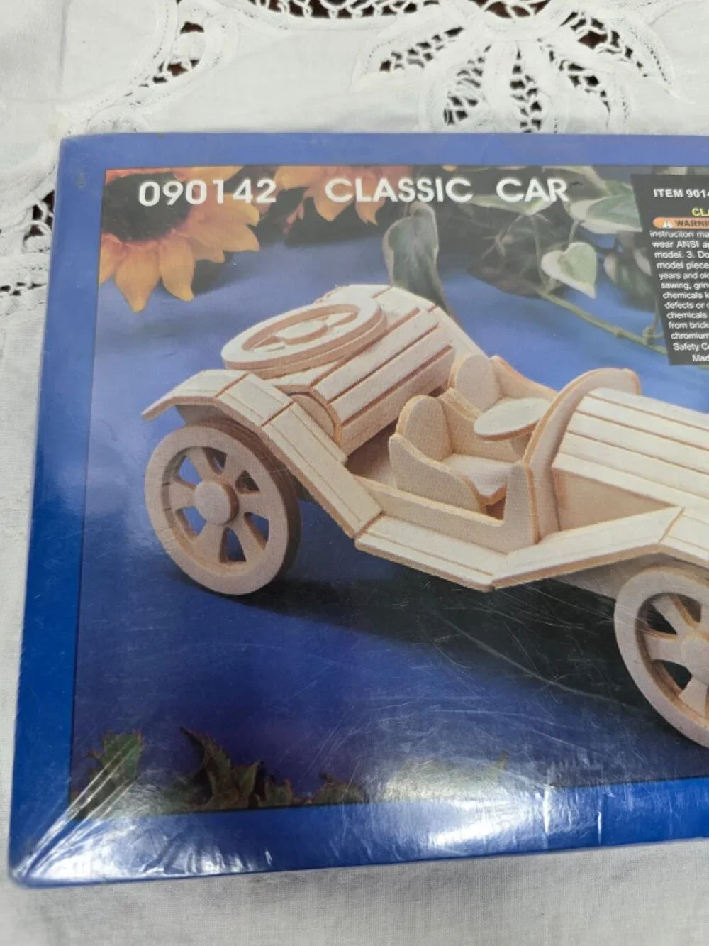 Vintage Classic Car Wood Model Kit 2003 New in Package 090142 Harbor Freight DIY